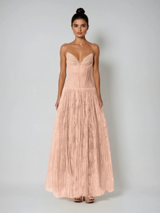 Mew Mews Dresses & Skirts - NWT Mew Mew's Pavora Spaghetti Lace Maxi Dress, Size Small